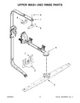 Diagram for 08 - Upper Wash And Rinse Parts