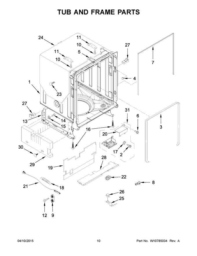 Diagram for KDTM354ESS0