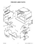 Diagram for 04 - Freezer Liner Parts