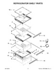 Diagram for 04 - Refrigerator Shelf Parts
