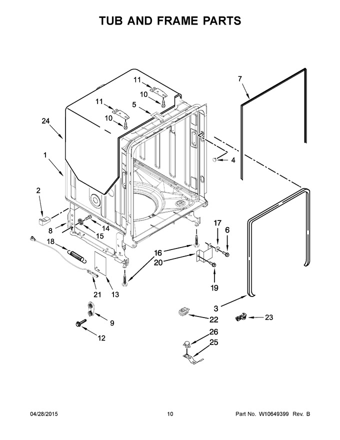Diagram for KDTE304DSS0