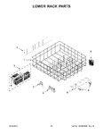 Diagram for 11 - Lower Rack Parts