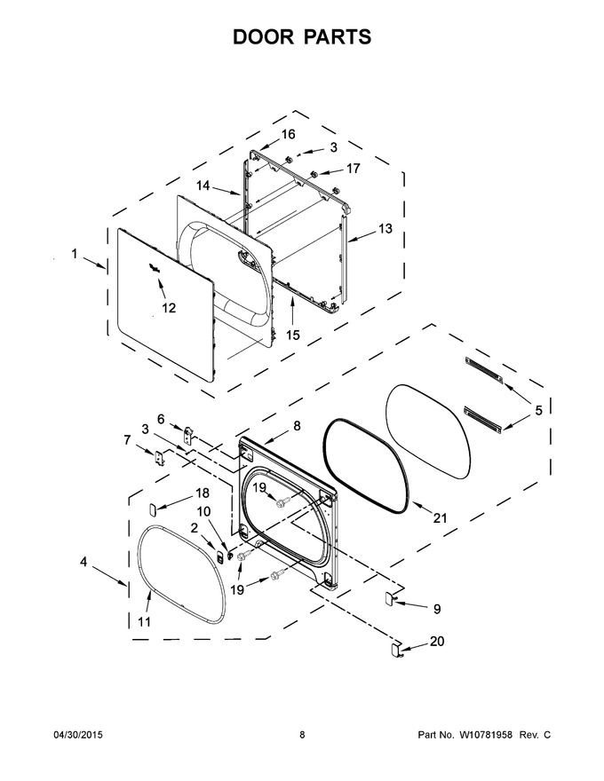 Diagram for WGD8000DW1