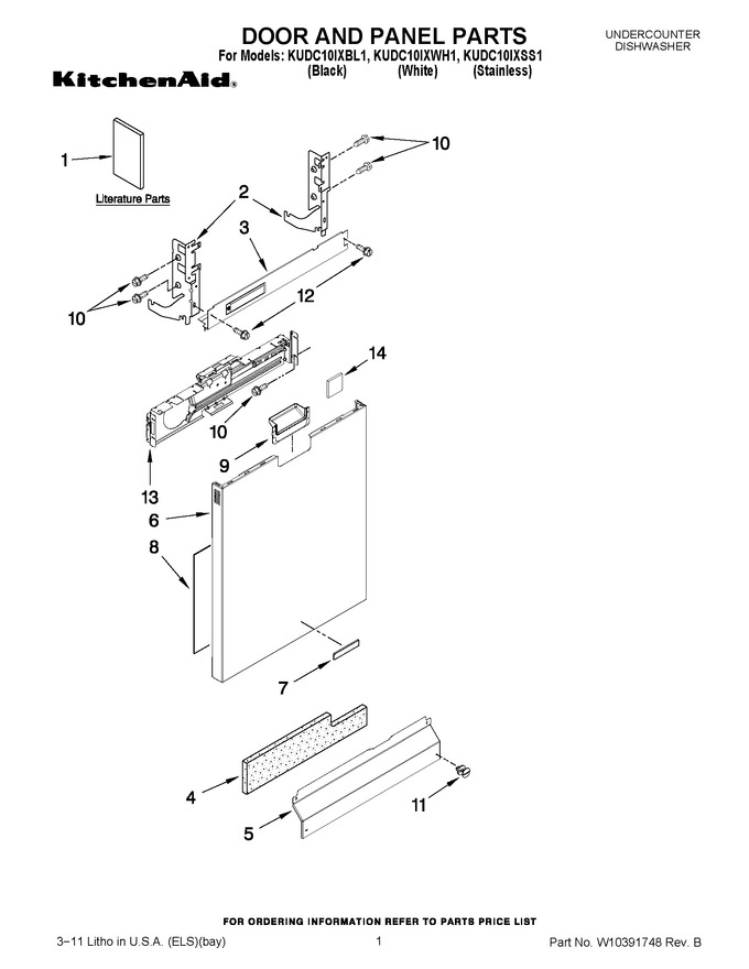 Diagram for KUDC10IXWH1