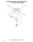Diagram for 11 - Lower Washarm And Strainer Parts