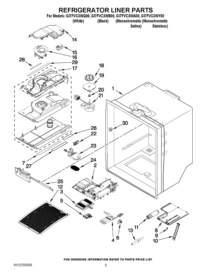 Diagram for GI7FVCXWB00