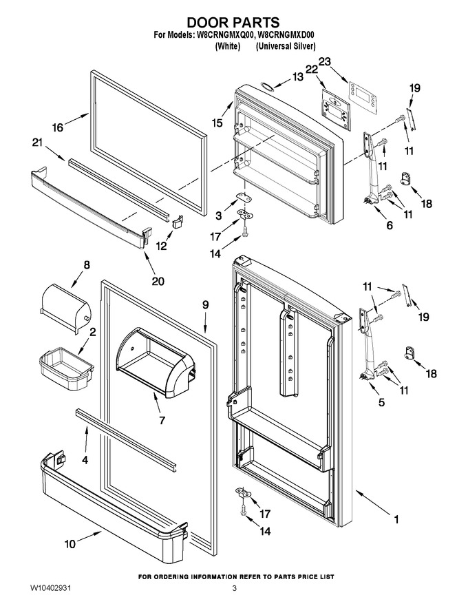 Diagram for W8CRNGMXQ00