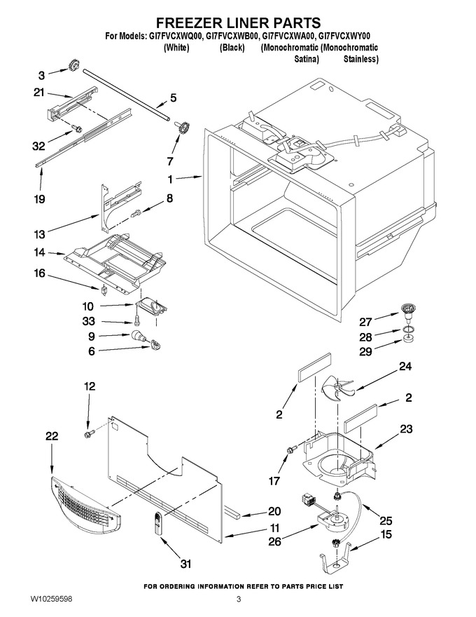Diagram for GI7FVCXWB00