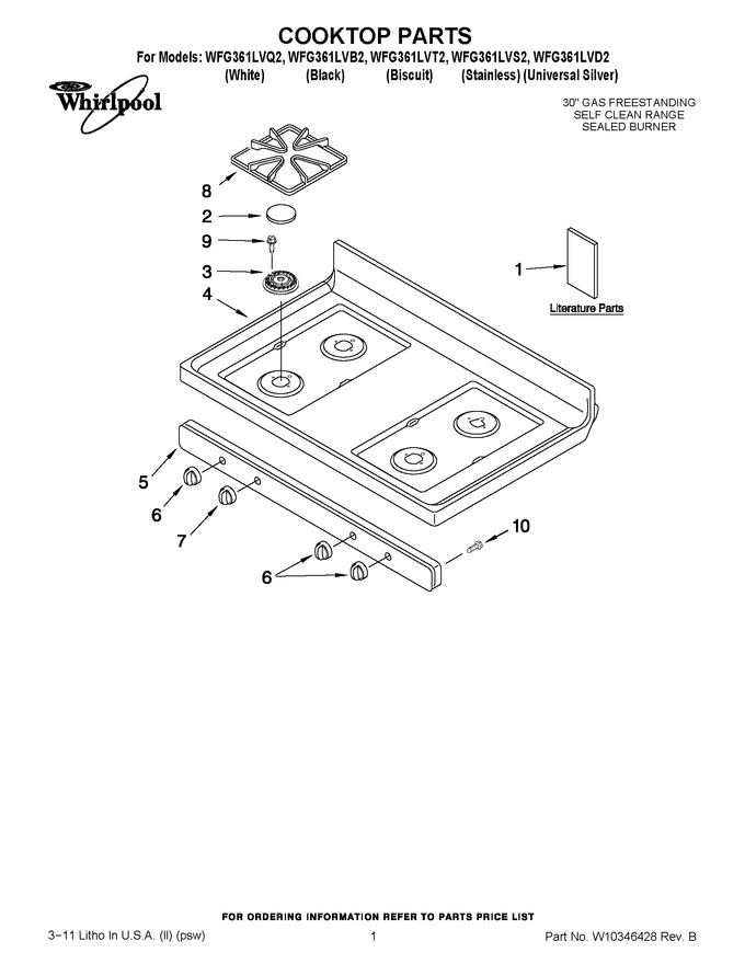 Diagram for WFG361LVT2