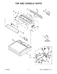 Diagram for 02 - Top And Console Parts