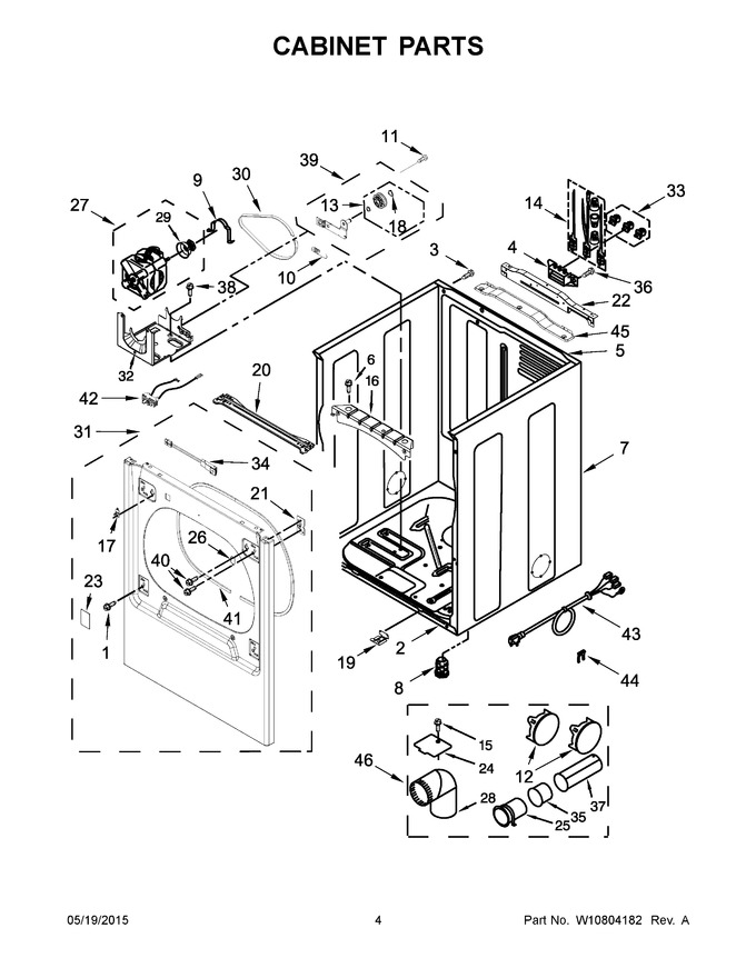 Diagram for YWED8500DW1
