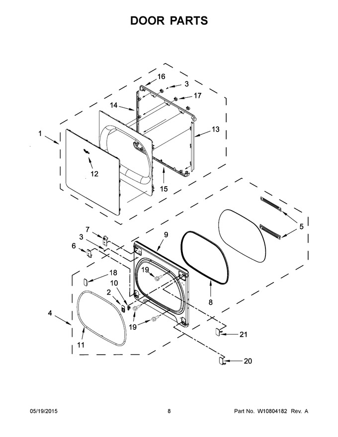 Diagram for YWED8500DW1