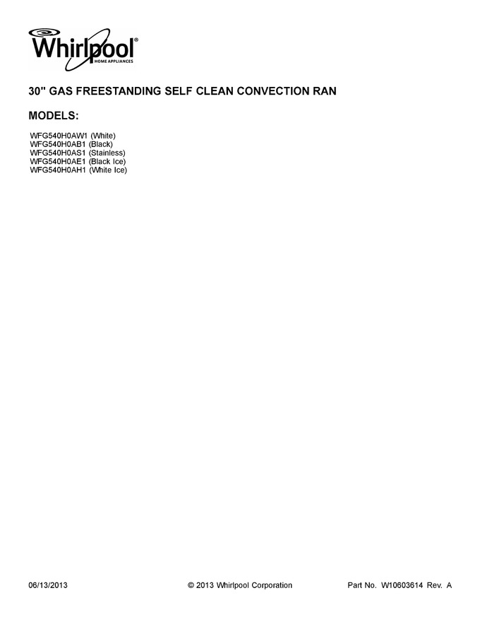 Diagram for WFG540H0AE1
