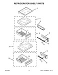 Diagram for 08 - Refrigerator Shelf Parts