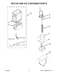 Diagram for 06 - Motor And Ice Container Parts