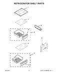Diagram for 06 - Refrigerator Shelf Parts