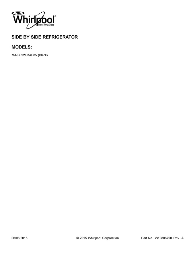 Diagram for WRS322FDAB05