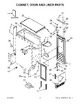 Diagram for 02 - Cabinet, Door And Liner Parts