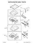 Diagram for 08 - Refrigerator Shelf Parts