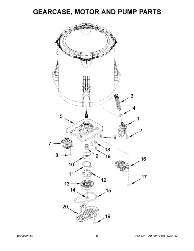 Diagram for CAW8350EW1