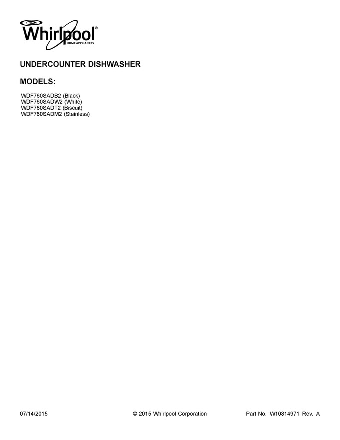 Diagram for WDF760SADM2