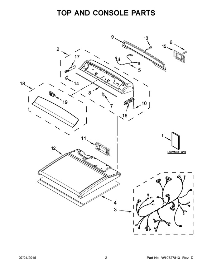 Diagram for WGD8500DW0