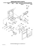 Diagram for 08 - Dispenser Front Parts