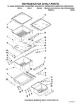 Diagram for 03 - Refrigerator Shelf Parts