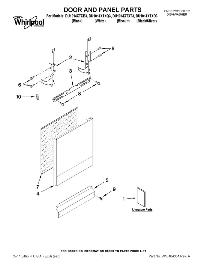 Diagram for DU1014XTXB3