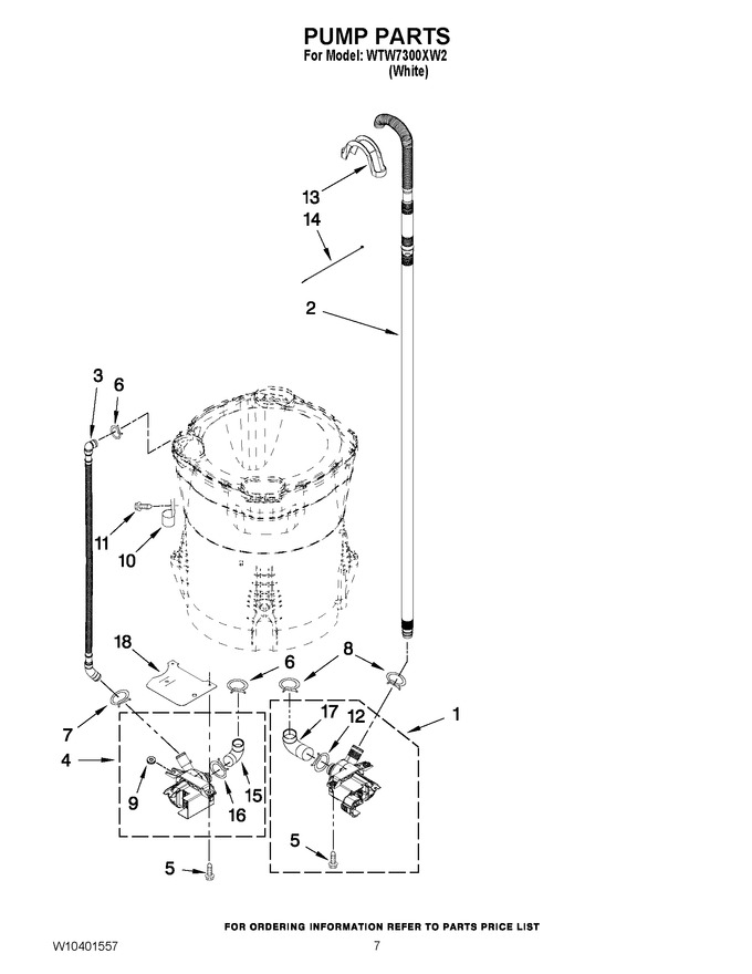 Diagram for WTW7300XW2