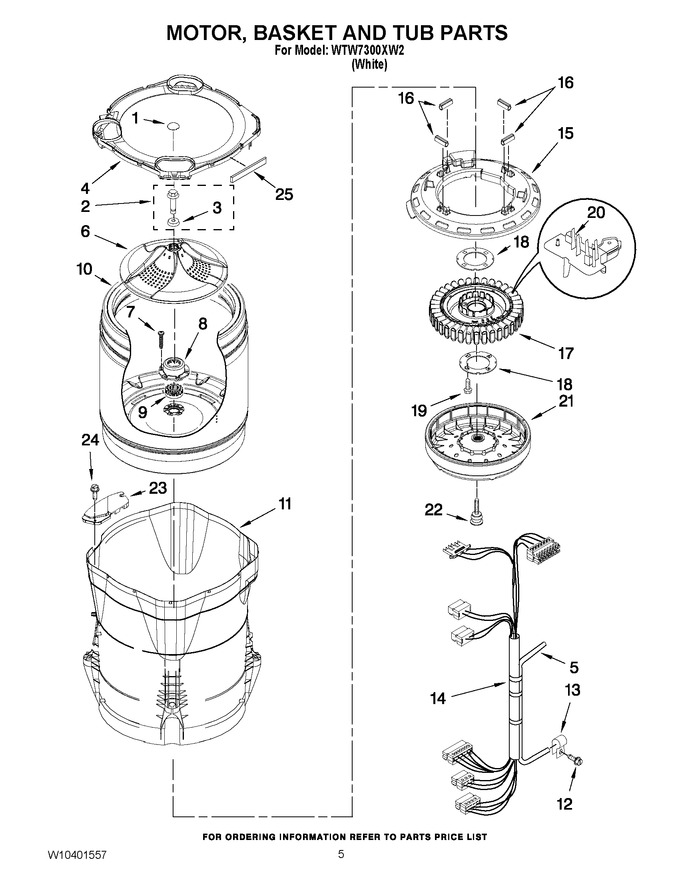 Diagram for WTW7300XW2
