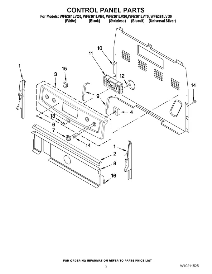 Diagram for WFE361LVQ0