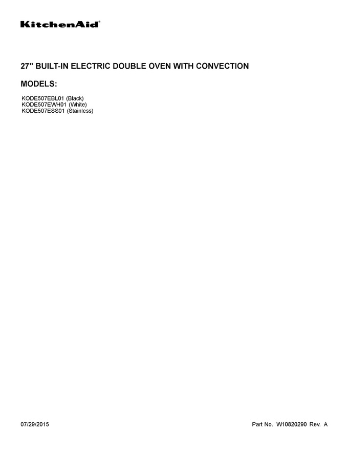 Diagram for KODE507EWH01