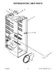 Diagram for 03 - Refrigerator Liner Parts