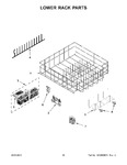 Diagram for 11 - Lower Rack Parts