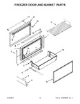 Diagram for 08 - Freezer Door And Basket Parts