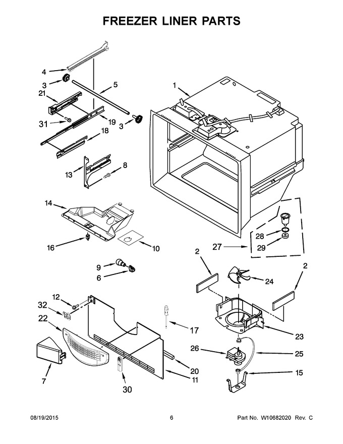 Diagram for KBFS20ECBL00