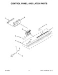 Diagram for 03 - Control Panel And Latch Parts