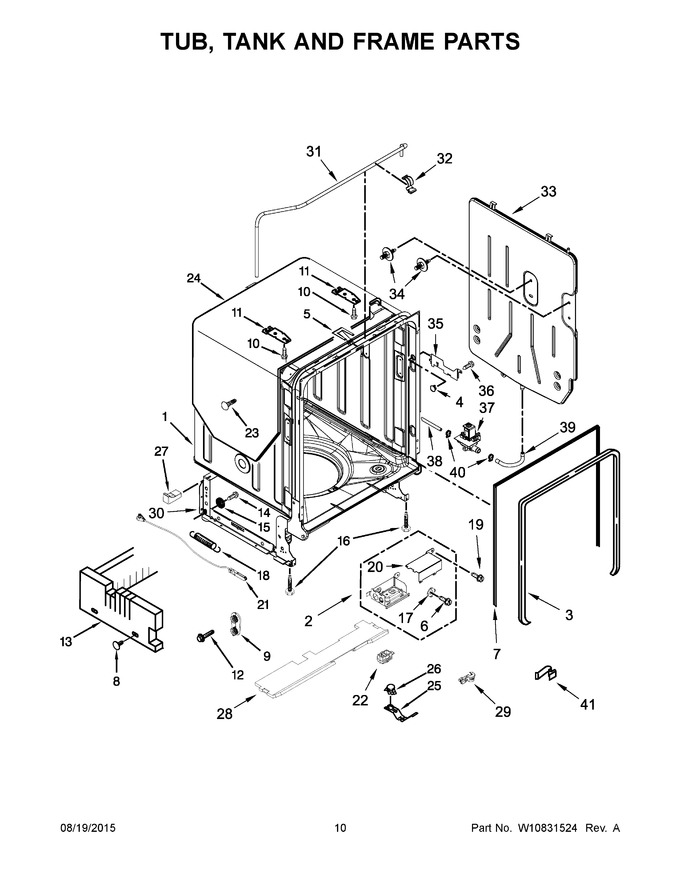 Diagram for KDTE554CSS3