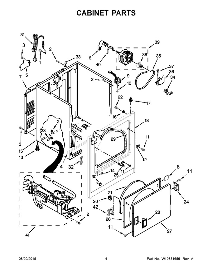 Diagram for WGD4815EW1