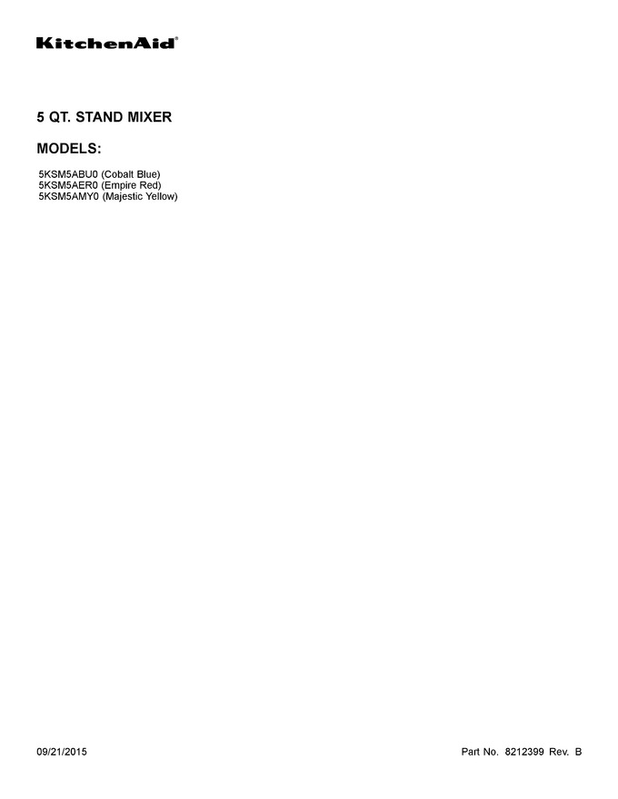 Diagram for 5KSM5AER0
