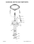 Diagram for 05 - Gearcase, Motor And Pump Parts