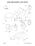 Diagram for 05 - Base And Pedestal Unit Parts