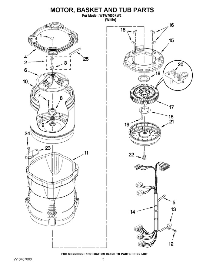 Diagram for WTW7600XW2