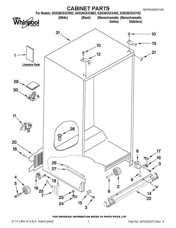 Diagram for GSS26C5XXA02
