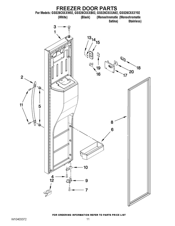 Diagram for GSS26C5XXW02