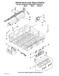 Diagram for 09 - Upper Rack And Track Parts