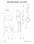 Diagram for 04 - Base And Pedestal Unit Parts