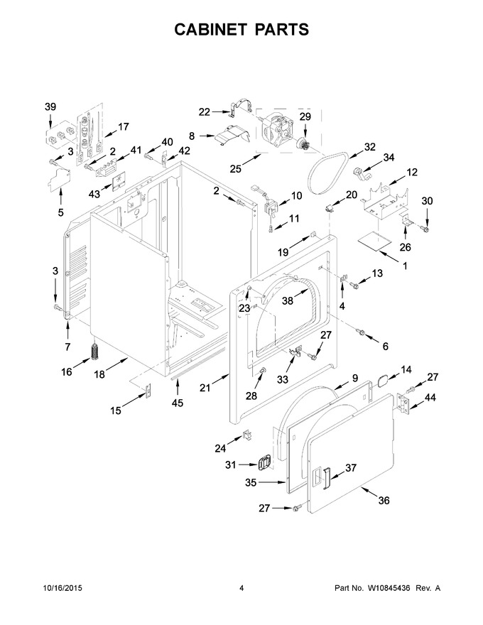 Diagram for WED4975EW1