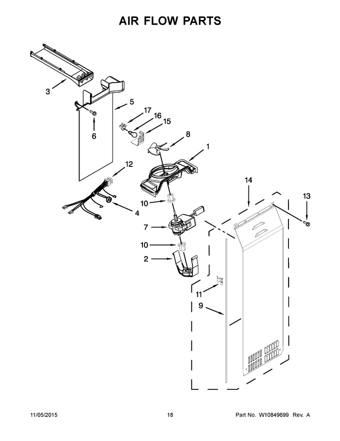 Diagram for WRS571CIDW00